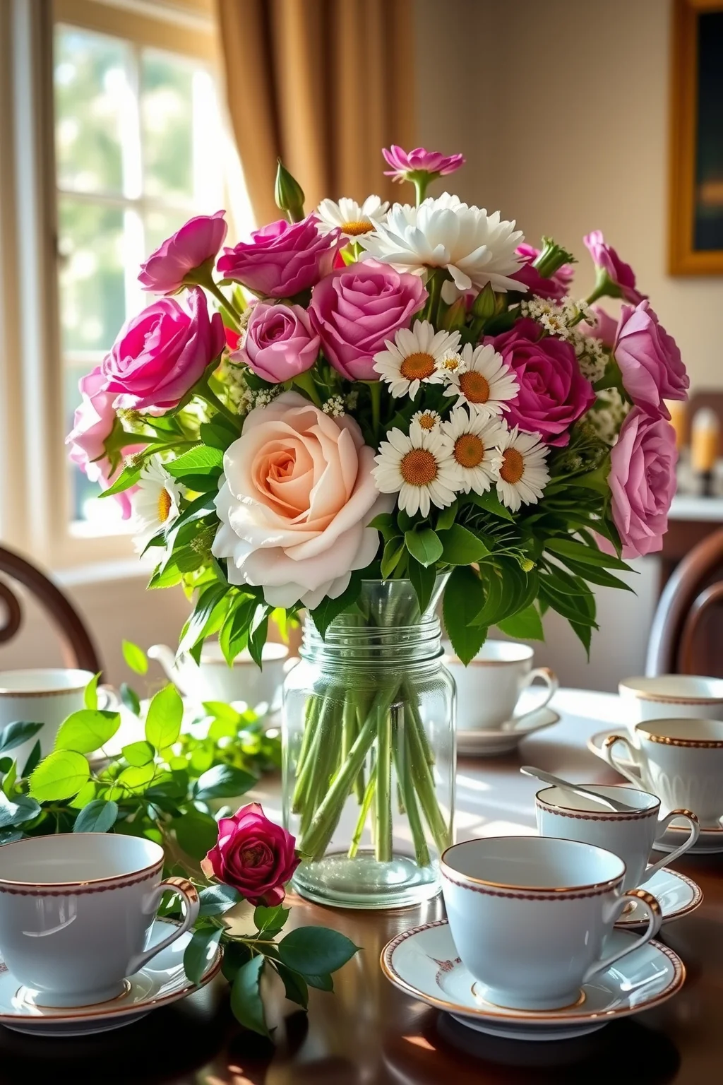 2. Floral Centerpiece