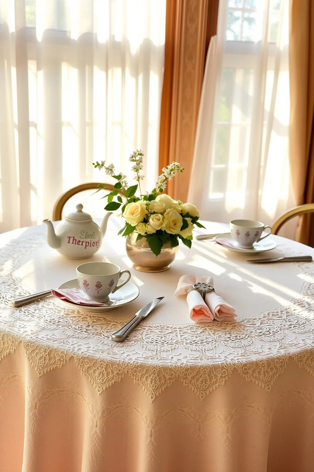3. Elegant Table Linens