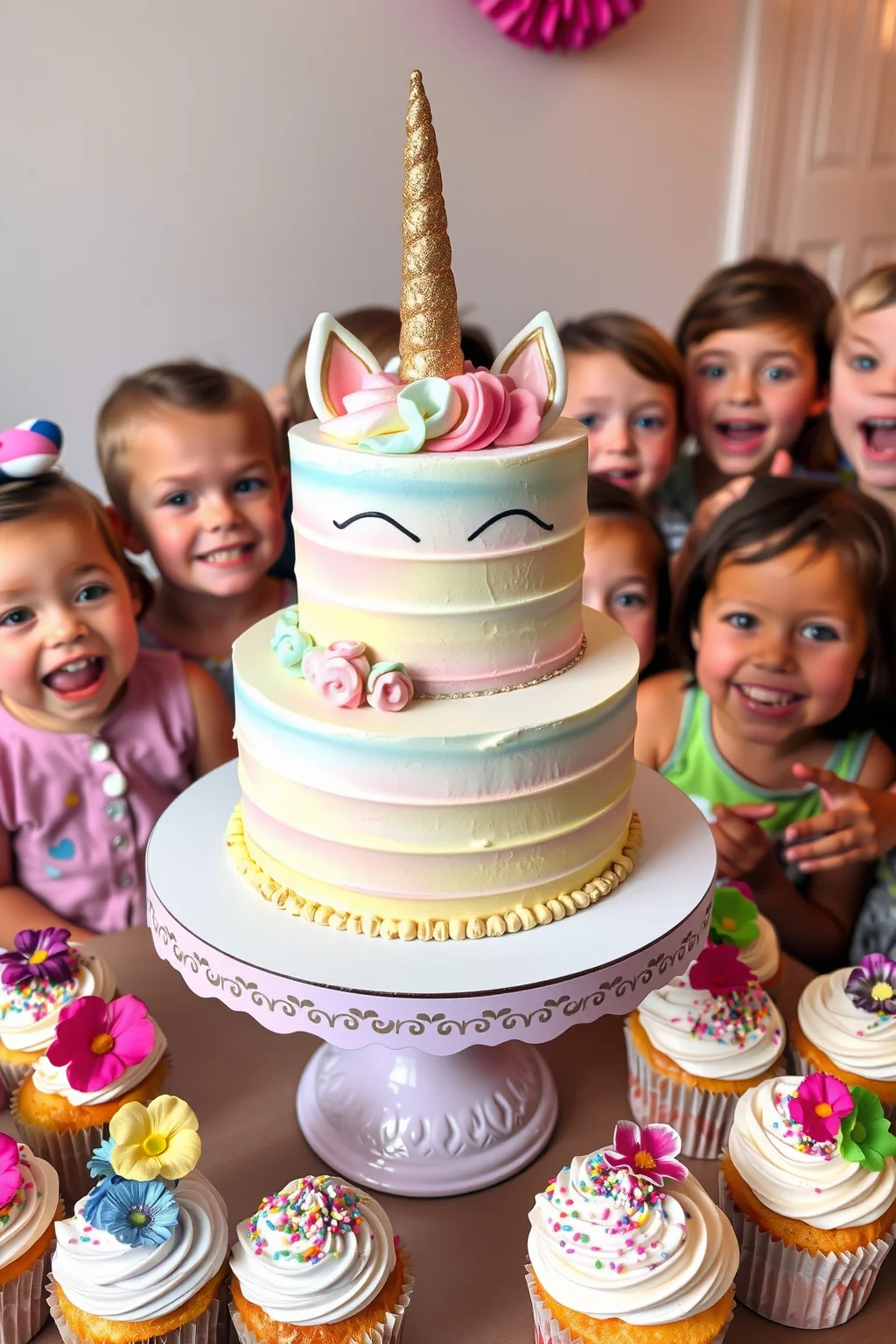 3. Unicorn Cake Delight