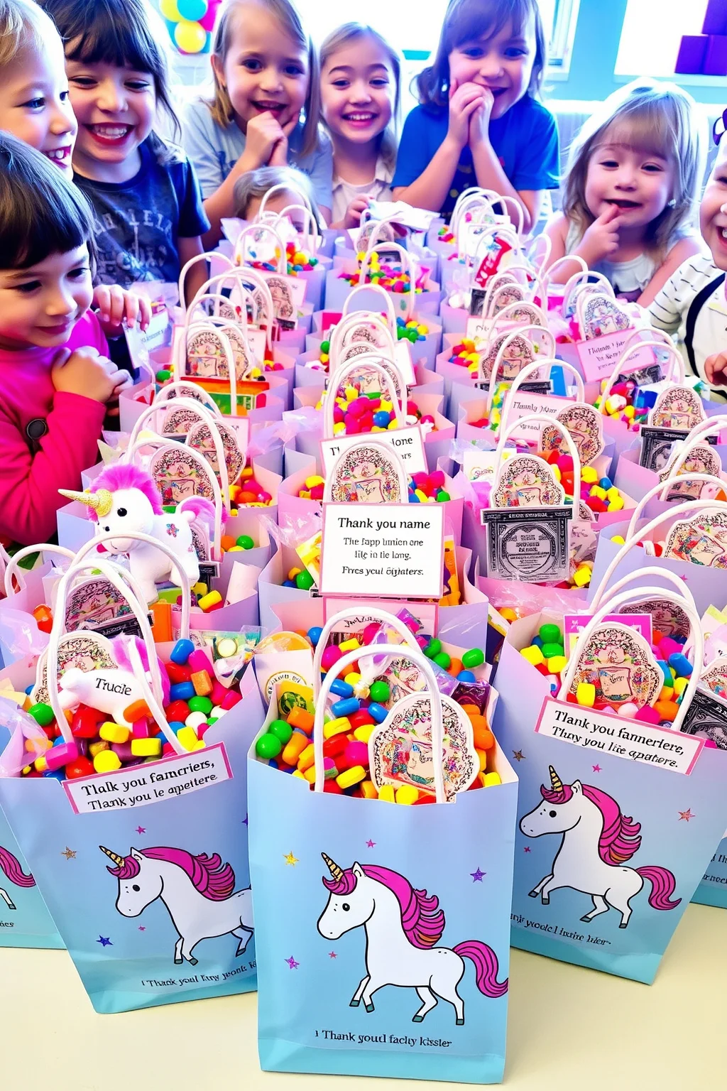 4. Unicorn-Themed Party Favors