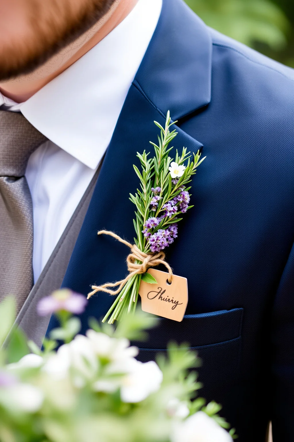 5. Herb Boutonniere