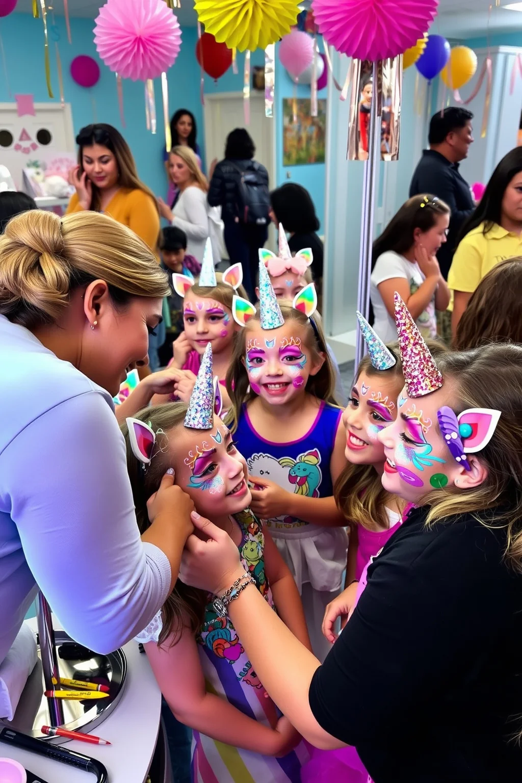 6. Unicorn Face Painting