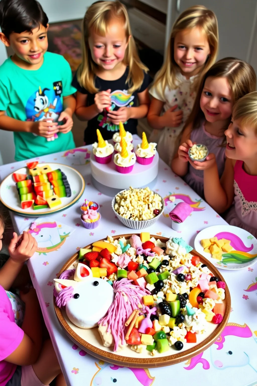 7. Unicorn Themed Snacks