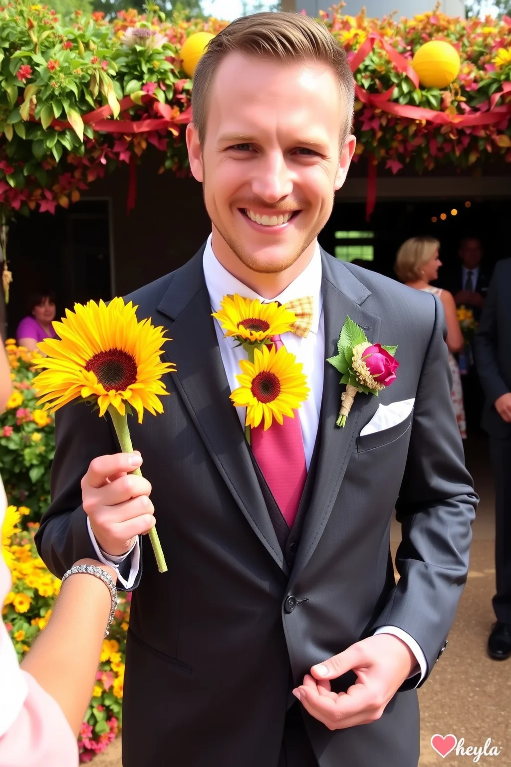 8. Seasonal Flower Boutonniere