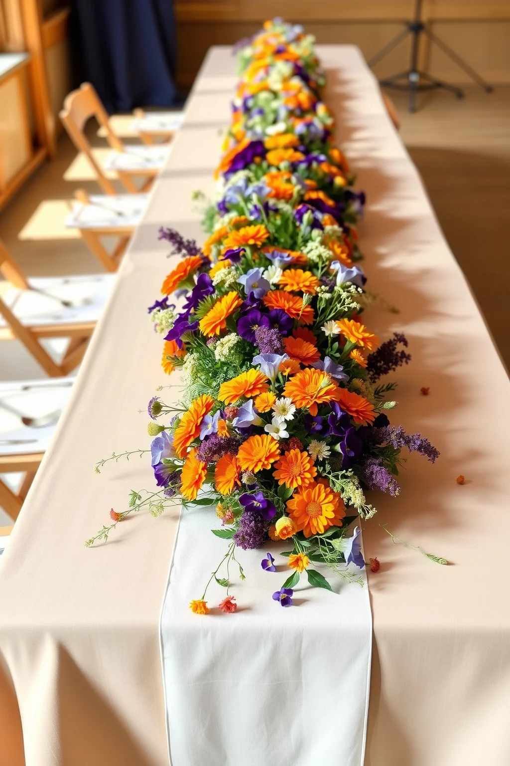 8. Wildflower Table Runners