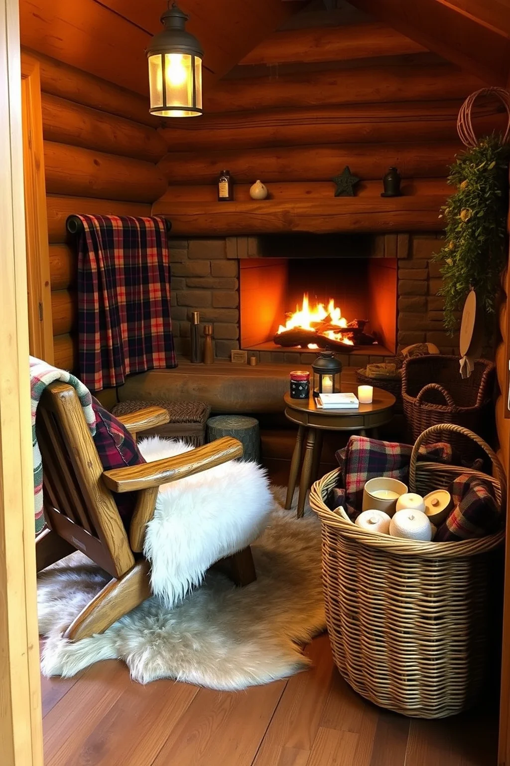 9. Rustic Cabin Vibe